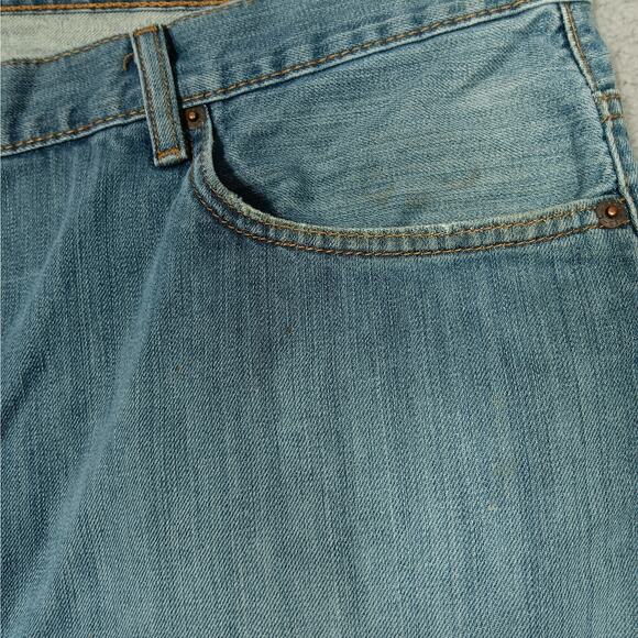 Levi's 559 Jeans Light Blue Size 46 x 32 100% Cotton 5 Working Pockets - Picture 8 of 10